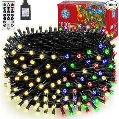 Holiday Spirit Color Changing Christmas Lights 1000ct