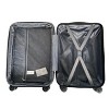 IZOD Skye Expandable ABS Hard shell Lightweight 360 Dual Spinning Wheels Combo Lock - 28", 24", 20" 3 Piece Luggage Set - 4 of 4