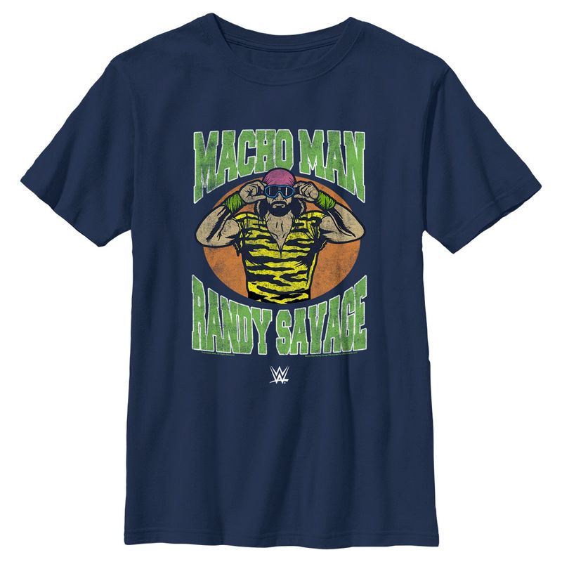 Boy's WWE Macho Man Randy Savage Distressed T-Shirt, 1 of 5