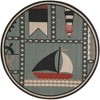 Unique Loom Outdoor Coastal Collection Area Rug - Nautiscape (' " x ' "  ) - 2 of 4