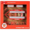 Tandem Car Trailer with Tire Rack Orange "Texaco" for 1/43 Scale Model Cars by GMP - 3 of 4