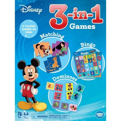 Disney Matching and More 3-in-1 Disney Card Game
