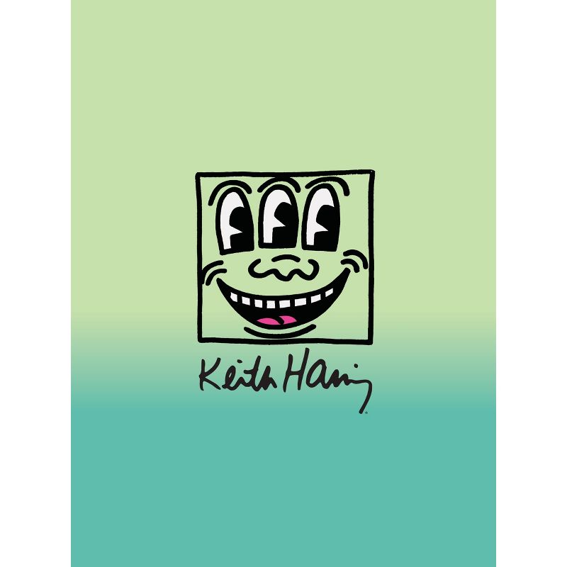 Boys&#39; Keith Haring Dip Dye Elevated Short Sleeve Graphic T-Shirt - Mint Green, 4 of 5