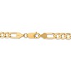 Black Bow Jewelry Men's 6mm 14k Yellow Gold Open Concave Figaro Chain Necklace - 3 of 4