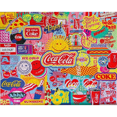 MasterPieces 11 x 17 Coca Cola Jigsaw Puzzle With Tin 1000pc
