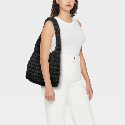 Сумки Wild Fable Puffer Hobo Shoulder Bag - Wild Fable™ Black — фото 2