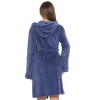 Just Love Womens Plush Solid Robe | Ladies Hooded Bathrobe - 4 of 4