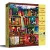 Sunsout Treasure Hunt Bookshelf 1000 pc   Jigsaw Puzzle 51067 - 2 of 4