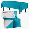 Crown Display Cut to Size Disposable Plastic Tablecloth Roll  With Cutter -54" X 100' - 2 of 4