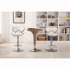 NicBex Dining Chairs Set of 2 Stool Upholstered Chair Airlift Adjustable Swivel Barstool with Chrome Base for Kitchen, Home Bar - 4 of 4