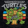 Juniors Womens Teenage Mutant Ninja Turtles Retro Striped Brothers Crop T-Shirt - 2 of 4