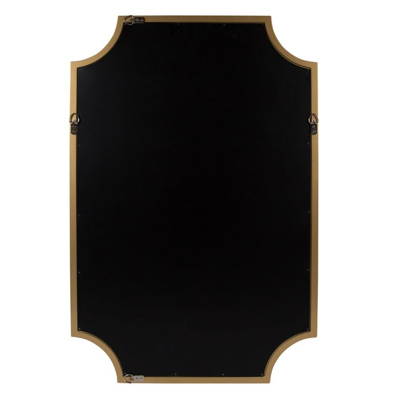 24&#34; x 36&#34; Hogan Framed Scallop Wall Mirror Gold - Kate and Laurel, 5 of 10
