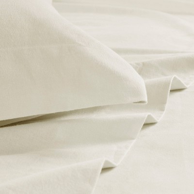 Ivory Queen Cotton Flannel 4-Piece Sheet Set