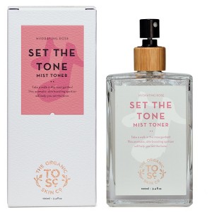 Set The Tone Hydrating Rose Mist Toner, Facial Rose Water Toner, Face Mist Hydrating Spray, The Organic Skin Co, 3.4 fl oz - 1 of 4