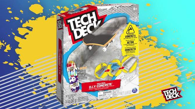Tech Deck D.I.Y Concrete Reusable Modeling Playset, 2 of 15, play video