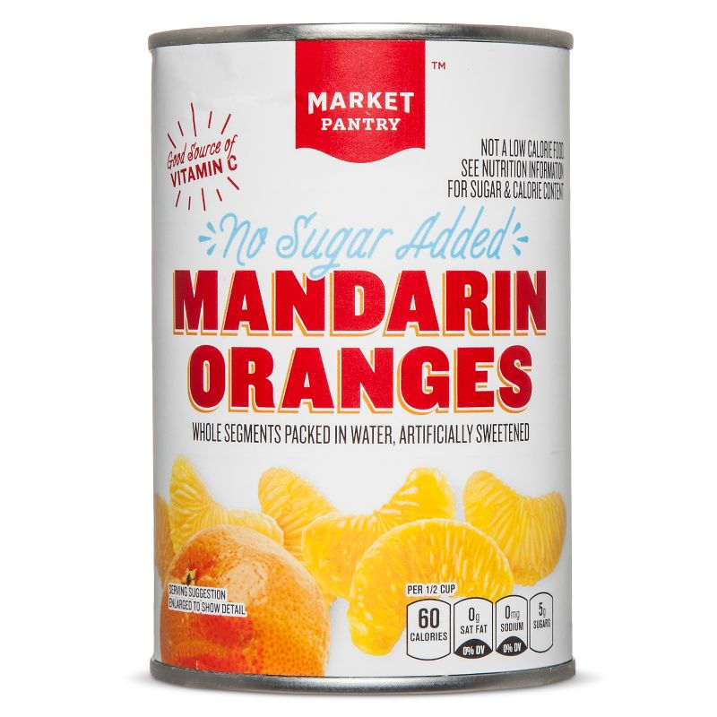 No Sugar Added Mandarin Oranges 15oz - Market Pantry&#8482;, 1 of 2