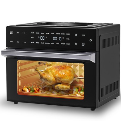 19-in-1 Air Fryer Toaster Oven Combo, 32QT  Digital Convection Oven with Rotisserie, Dehydrator
