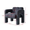 31.1" Wide Modern Boucle Accent Chair,Upholstered Armchair with High Density Foam for Living Room Bedroom Lounge-Baofuwish - 4 of 4