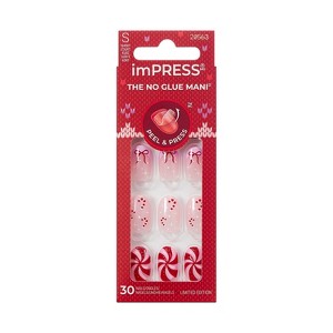 imPRESS Press-On Manicure Fake Nails - Be Merry - 33ct - 1 of 4
