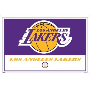 Trends International NBA Los Angeles Lakers - Logo 21 Framed Wall Poster Prints - 1 of 4