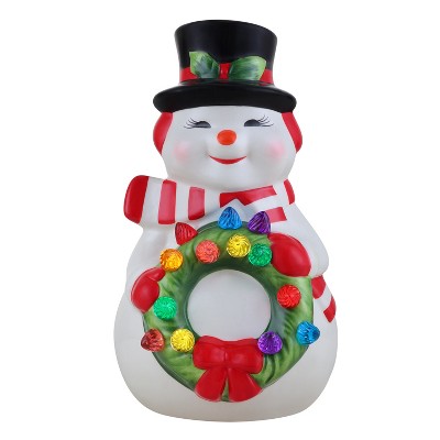 Mr. Christmas 9 in. Nostalgic Ceramic Figure - Snowman