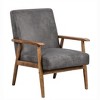 CENGHU Classic Mid-Century Modern Accent Chair, 25.38" Wide Living Room Chair, Upholstered Arm Chair for Living Room, Bedroom - 2 of 4
