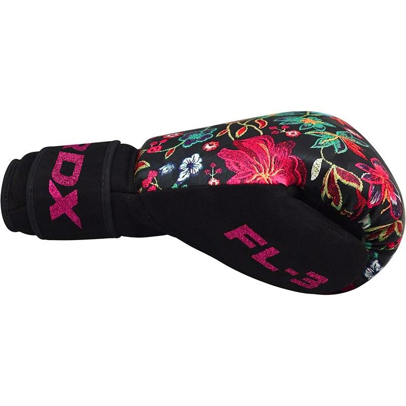 RDX Sports Floral Boxing Sparring Gloves - Premium Quality Gloves for Professional/Amateur Boxers, Training, Sparring, Heavy Bag Work, Kickboxing, 5 of 8