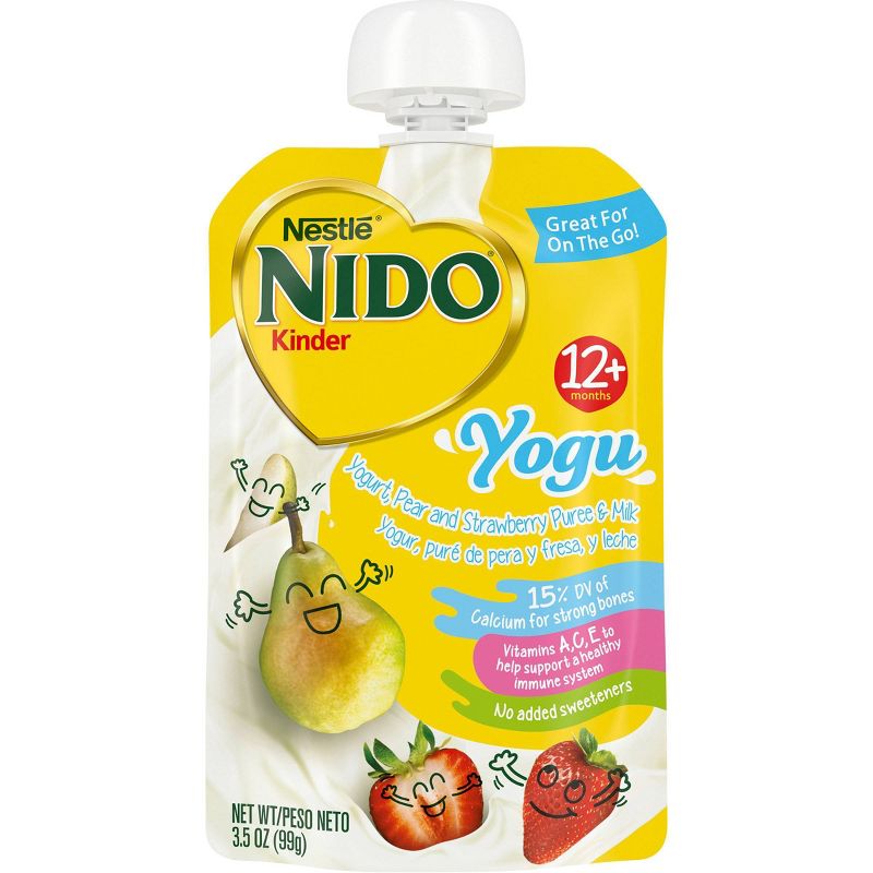Gerber Nido Strawberry and Yogurt Baby Snack Pouch - 3.5oz, 5 of 9