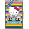 Trends International Hello Kitty: 2016 General - Vintage Cassette Tape Framed Wall Poster Prints - 3 of 4
