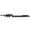 Heavy Equipment Lowboy Trailer with Jeep Black 1/87 (HO) Plastic Model by Promotex - 2 of 3
