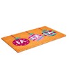 HomeRoots 17" X 29" Brown White And Pink Christmas Outdoor Coir Door Mat - 4 of 4
