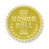 Hayes Publishing Gold Foil Embossed Seals, Honor Roll, 54 Per Pack, 3 Packs - 2 of 4