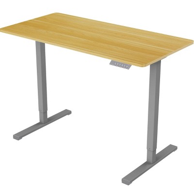 FURNIinspire Desks Eco Friendly Adjustable Height Desk with Solid Steel Frame for Productive Home Office Workspace, Multicolored, 47.24"*23.62"*23.23"