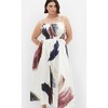 Women's Plus Size Jolie Geo Maxi Dress - ivory | CITY CHIC - 3 of 4