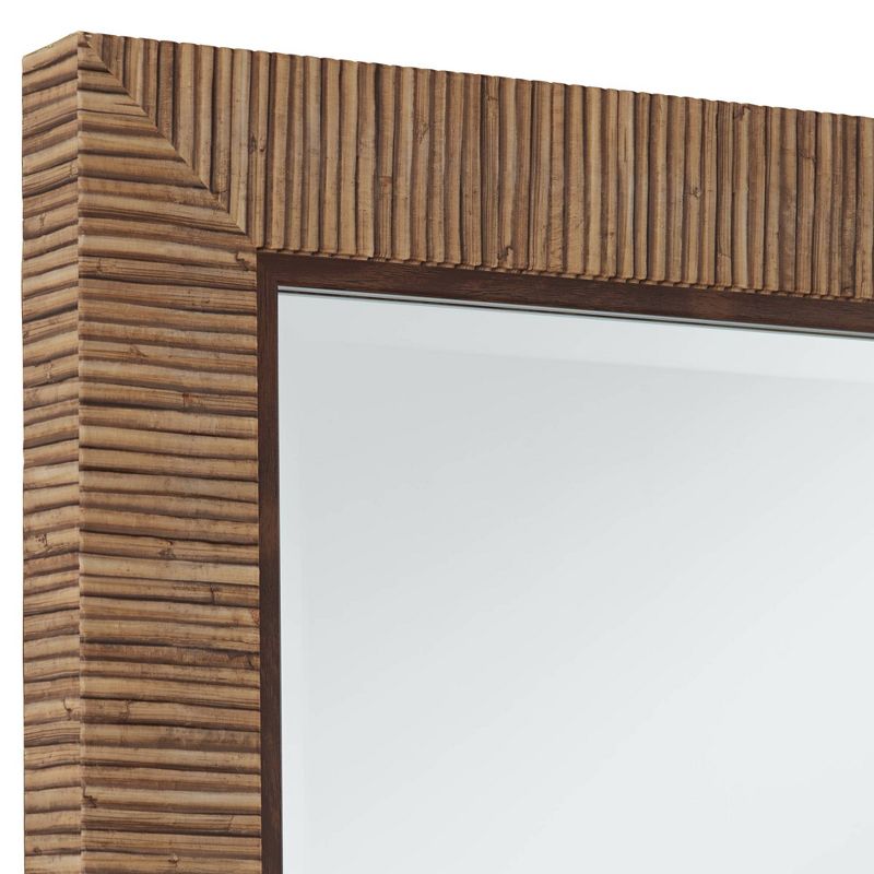 Uttermost Farria 24" x 36" Matte Natural Rectangular Wall Mirror, 3 of 10
