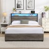 Streamdale Full Storage Bed Frame with Charging Headboard and - 4 of 4