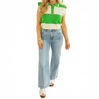 Women's Nancy High Rise Wide Leg Cropped Jean - RISEN