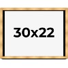 PosterPalooza | Shadow Box 1.5" Depth Gold Picture Frame - UV Acrylic, Backing Board, Hanging Hardware - 2 of 4