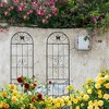 Syemin Patio Decorative Screens, Elegant Vine Pattern Yard Fencing, Pet-Safe Decorative Fence for Yard, Patio, Black, 19.7"*19.7"*86.7" - 4 of 4