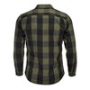 Burnside Men's Buffalo Plaid Modern Fit Army Green Flannel Shirt - 2 of 3