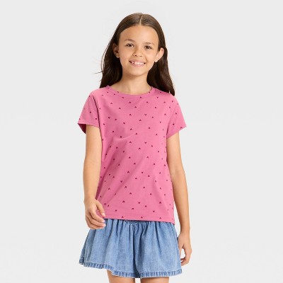Girls' Short Sleeve Classic Fit T-Shirt - Cat & Jack™