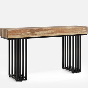 Tribesigns 55-Inch Console Table for Entryway, Industrial Hallway Table with Stylish Metal Frame for Living Room, Entrance - 1 of 4