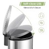 13 Gallon Tall Kitchen Garbage Can, Hands-Free Stainless Steel Trash Can, Fingerprint-Resistant Soft Close Kitchen Trash Can with Lid - 4 of 4