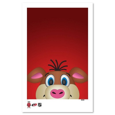 NHL Carolina Hurricanes Mascot Art Poster Print