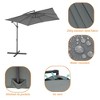 Sonkuki 8.2×8.2FT Outdoor Patio Umbrella, Square Canopy Offset Umbrella for Villa Gardens, Lawns and Yard - 3 of 4