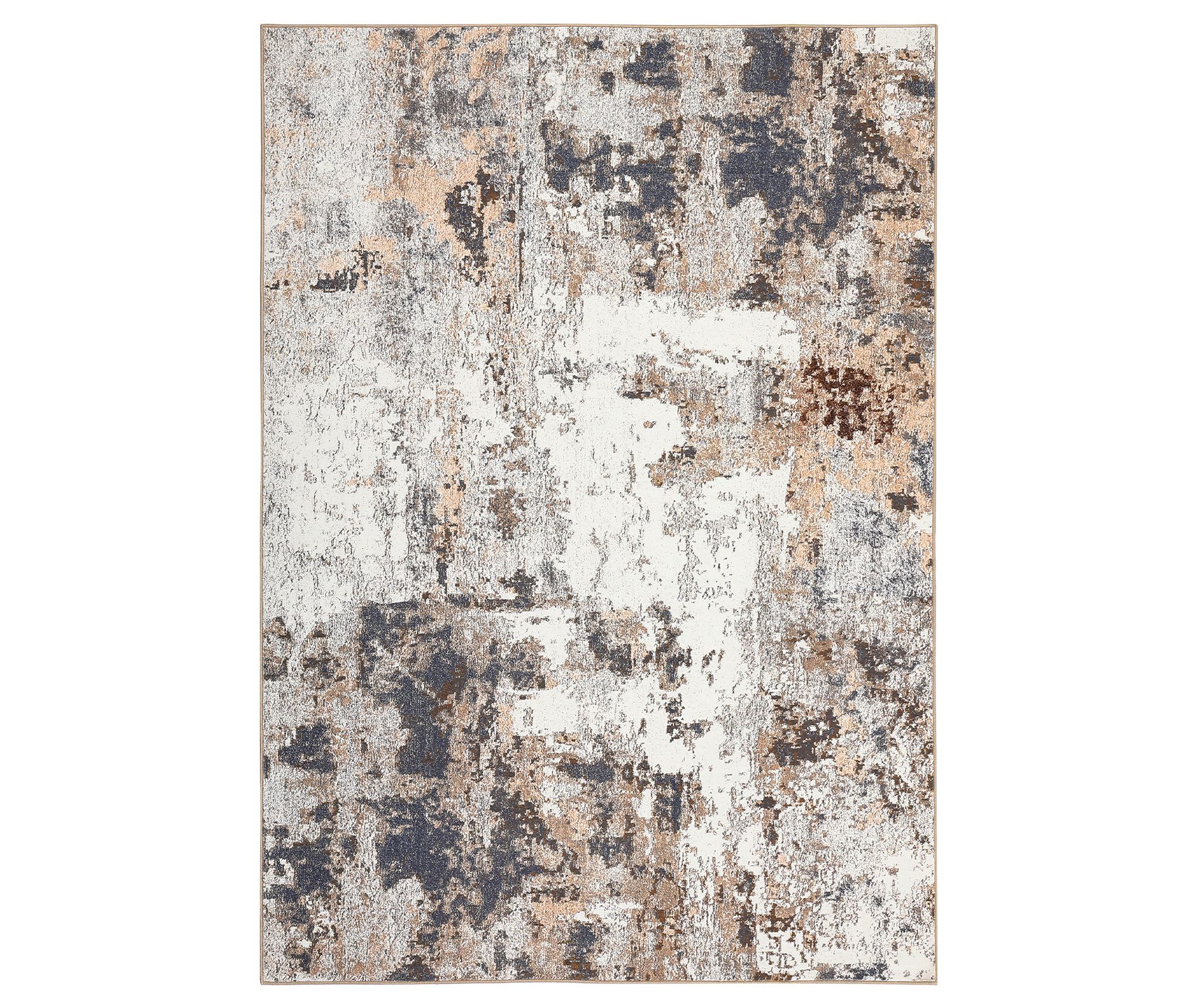 5x7 Washable Area Rugs, Large Modern Abstract Living Room Rug Soft Anti-Skid Thin Carpet Indoor Floor Carpets for Bedroom Dining Nursery Home Office