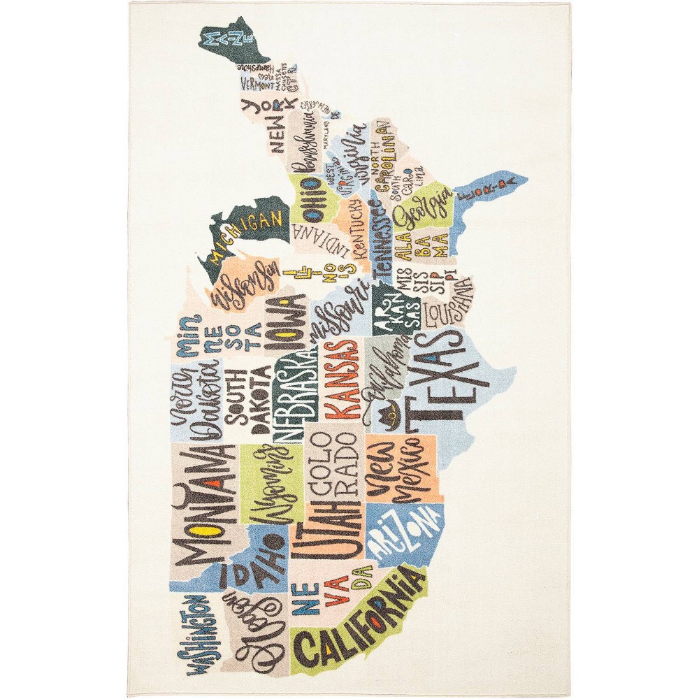  States Map Rug