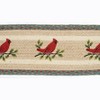Earth Rugs Holly Cardinal Oval Stair Tread 27"x8.25" – Natural Jute Stair Cover - 2 of 3