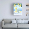 Canvas Wall Art - Petra Lizde  'Limoncello' Wall Art for Living Room, Bedroom, or Office Décor by Trademark Fine Art - 3 of 4