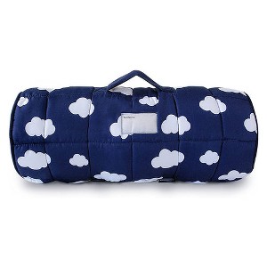 Biloban-Toddler Nap Mat - Convenient, Portable, A Carry Handle, Perfect for Daycare, Whale Pattern - 1 of 4